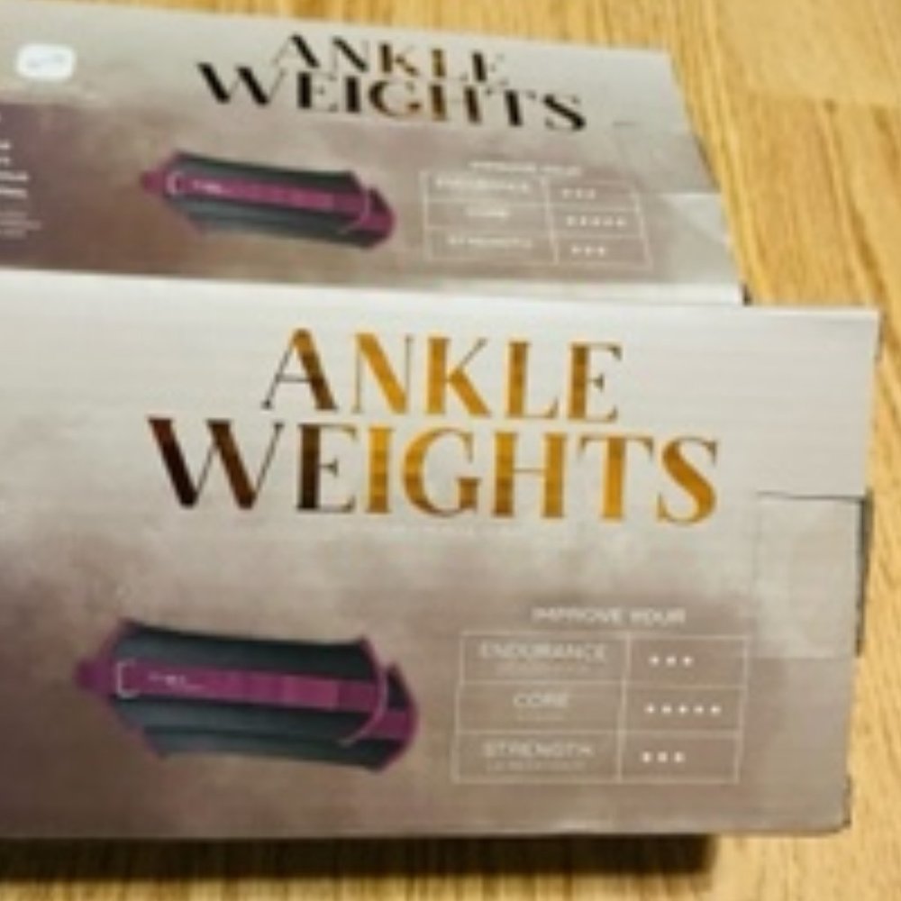(NEW) 2 LB Ankle Weights - Re-Spin by Halle Berry - 2 boxes